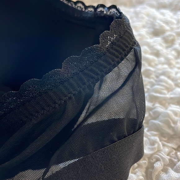 Aerie Black with Mini Lace Trim Bra - Picture 7 of 11